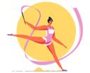 پیش‌نمایش فایل female-gymnast-holding-ribbon-5015519 از پک ورزش و بازی‌ها