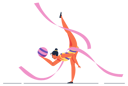 پیش‌نمایش فایل girl-gymnast-performing-rhythmic-gymnastics-elements-with-ball-and-ribbon-5015525 از پک ورزش و بازی‌ها