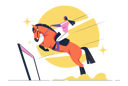 پیش‌نمایش فایل horse-riding-5015510 از پک ورزش و بازی‌ها