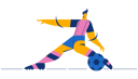 پیش‌نمایش فایل male-footballer-kicking-ball-5015487 از پک ورزش و بازی‌ها