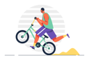 پیش‌نمایش فایل man-in-helmet-cycling-5015524 از پک ورزش و بازی‌ها