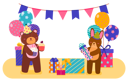 پیش‌نمایش فایل animal-birthday-party-5004768 از پک جشن و جشنواره