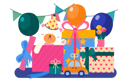 پیش‌نمایش فایل birthday-gifts-5004763 از پک جشن و جشنواره
