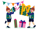 پیش‌نمایش فایل boy-giving-birthday-gift-5004776 از پک جشن و جشنواره