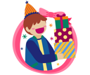پیش‌نمایش فایل boy-holding-gifts-5004760 از پک جشن و جشنواره