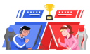 پیش‌نمایش فایل online-gaming-competition-5004687 از پک بازی‌های رایانه‌ای