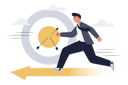 پیش‌نمایش فایل businessman-running-towards-target-5055159 از پک فعالیت‌های تجاری