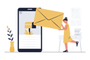 پیش‌نمایش فایل woman-sending-mail-5055168 از پک فعالیت‌های تجاری