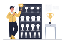 پیش‌نمایش فایل world-champion-athlete-won-trophies-5055146 از پک فعالیت‌های تجاری