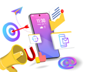پیش‌نمایش فایل mobile-email-marketing-5061811 از پک فعالیت‌های تجاری
