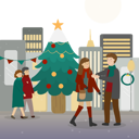 پیش‌نمایش فایل christmas-lights-in-the-big-city-5061767 از پک زمستان