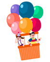 پیش‌نمایش فایل birthday-kids-sitting-in-flying-balloon-5061794 از پک جشن و جشنواره