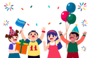 پیش‌نمایش فایل boys-and-girls-celebrate-birthday-party-5061787 از پک جشن و جشنواره
