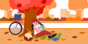 پیش‌نمایش فایل girl-reading-book-5061278 از پک پاییز