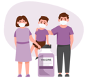پیش‌نمایش فایل family-taking-immunization-for-covid-precaution-5067003 از پک واکسیناسیون کووید
