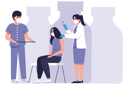 پیش‌نمایش فایل girl-taking-vaccine-shot-5067007 از پک واکسیناسیون کووید