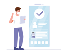 پیش‌نمایش فایل online-vaccine-certificate-5067004 از پک واکسیناسیون کووید