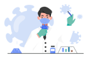 پیش‌نمایش فایل scientist-experimenting-on-coronavirus-5067000 از پک واکسیناسیون کووید
