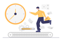 پیش‌نمایش فایل businessman-getting-late-for-work-5064960 از پک فعالیت‌های تجاری