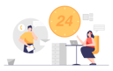 پیش‌نمایش فایل customer-support-5064990 از پک فعالیت‌های تجاری