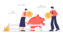 پیش‌نمایش فایل man-and-woman-saving-money-5064957 از پک فعالیت‌های تجاری