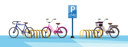 پیش‌نمایش فایل bike-parking-area-5065944 از پک دوچرخه‌سواران