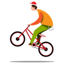 پیش‌نمایش فایل boy-doing-stunts-while-riding-bicycle-5065923 از پک دوچرخه‌سواران