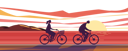 پیش‌نمایش فایل couple-riding-bicycle-during-sunset-5065937 از پک دوچرخه‌سواران