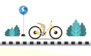 پیش‌نمایش فایل man-riding-bicycle-in-bicycle-riding-road-5065935 از پک دوچرخه‌سواران