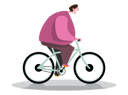 پیش‌نمایش فایل man-riding-bicycle-to-lose-weight-5065914 از پک دوچرخه‌سواران