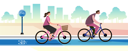 پیش‌نمایش فایل people-riding-bicycle-in-bike-lane-5065928 از پک دوچرخه‌سواران
