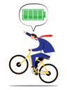 پیش‌نمایش فایل businessman-riding-bicycle-with-full-energy-5065949 از پک افراد کسب و کار