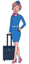 پیش‌نمایش فایل airline-stewardess-5071981 از پک حرفه