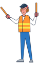 پیش‌نمایش فایل airport-marshaller-signaling-to-plane-5071974 از پک حرفه