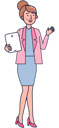 پیش‌نمایش فایل businesswoman-waiving-hand-5071946 از پک حرفه