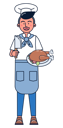 پیش‌نمایش فایل chef-serving-food-5071962 از پک حرفه