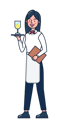 پیش‌نمایش فایل female-bar-waiter-5071941 از پک حرفه