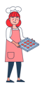 پیش‌نمایش فایل female-chef-making-cookies-5071991 از پک حرفه