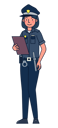 پیش‌نمایش فایل female-cop-5071986 از پک حرفه