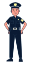 پیش‌نمایش فایل policeman-5071960 از پک حرفه