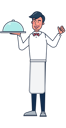 پیش‌نمایش فایل waiter-serving-food-5071942 از پک حرفه