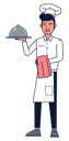 پیش‌نمایش فایل waiter-serving-food-5071964 از پک حرفه