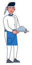 پیش‌نمایش فایل waiter-serving-food-5071966 از پک حرفه