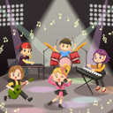 پیش‌نمایش فایل band-performing-on-concert-5066163 از پک نوازنده