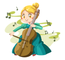 پیش‌نمایش فایل girl-playing-violin-5066161 از پک نوازنده