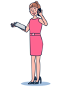 پیش‌نمایش فایل businesswoman-talking-on-mobile-5066206 از پک حرفه