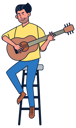پیش‌نمایش فایل guitarist-5066204 از پک حرفه