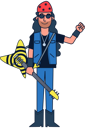 پیش‌نمایش فایل rock-guitar-player-5066202 از پک حرفه
