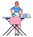 پیش‌نمایش فایل woman-ironing-clothes-5066211 از پک حرفه