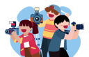 پیش‌نمایش فایل group-of-photographers-5066904 از پک فوتوشوت